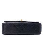 Chanel Classic Double Flap Bag Small Lammleder Dunkelblau 24k GHW