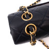 Chanel Classic Double Flap Bag Small Lammleder Dunkelblau 24k GHW