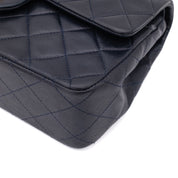 Chanel Classic Double Flap Bag Small Lammleder Dunkelblau 24k GHW