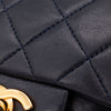 Chanel Classic Double Flap Bag Small Lammleder Dunkelblau 24k GHW