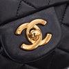 Chanel Classic Double Flap Bag Small Lammleder Dunkelblau 24k GHW