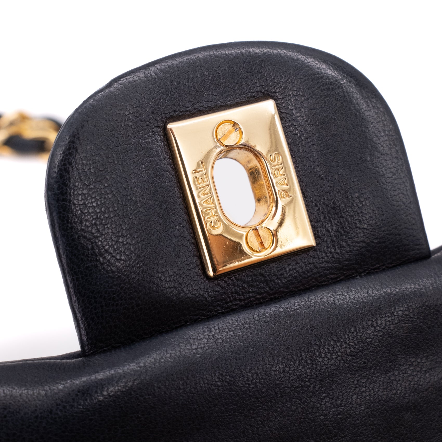 Chanel Classic Double Flap Bag Small Lammleder Dunkelblau 24k GHW