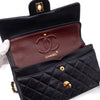 Chanel Classic Double Flap Bag Small Lammleder Dunkelblau 24k GHW