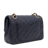 Chanel Classic Double Flap Bag Small Lammleder Dunkelblau 24k GHW