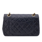 Chanel Classic Double Flap Bag Small Lammleder Dunkelblau 24k GHW