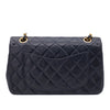 Chanel Classic Double Flap Bag Small Lammleder Dunkelblau 24k GHW