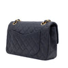 Chanel Classic Double Flap Bag Small Lammleder Dunkelblau 24k GHW