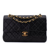 Chanel Classic Double Flap Bag Small Lammleder Schwarz 24k GHW