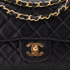 Chanel Classic Double Flap Bag Small Lammleder Schwarz 24k GHW