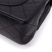 Chanel Classic Double Flap Bag Small Lammleder Schwarz 24k GHW
