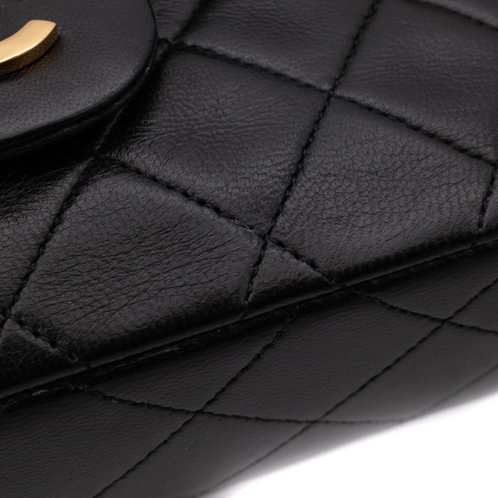Chanel Classic Double Flap Bag Small Lammleder Schwarz 24k GHW