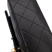 Chanel Classic Double Flap Bag Small Lammleder Schwarz 24k GHW