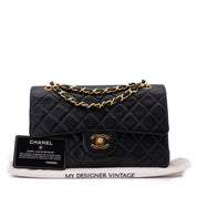 Chanel Classic Double Flap Bag Small Lammleder Schwarz 24k GHW