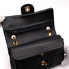 Chanel Classic Double Flap Bag Small Lammleder Schwarz 24k GHW
