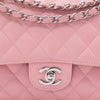 Chanel Classic Double Flap Bag Medium Caviar Sakura Pink SHW