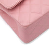Chanel Classic Double Flap Bag Medium Caviar Sakura Pink SHW