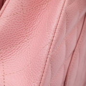 Chanel Classic Double Flap Bag Medium Caviar Sakura Pink SHW