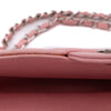Chanel Classic Double Flap Bag Medium Caviar Sakura Pink SHW
