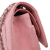 Chanel Classic Double Flap Bag Medium Caviar Sakura Pink SHW
