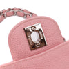 Chanel Classic Double Flap Bag Medium Caviar Sakura Pink SHW