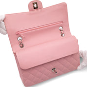 Chanel Classic Double Flap Bag Medium Caviar Sakura Pink SHW