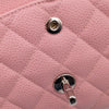 Chanel Classic Double Flap Bag Medium Caviar Sakura Pink SHW