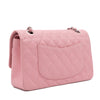 Chanel Classic Double Flap Bag Medium Caviar Sakura Pink SHW