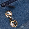 Chanel Classic Double Flap Medium Denim Jeans Blau 24k GHW