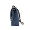 Chanel Classic Double Flap Medium Denim Jeans Blau 24k GHW