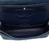 Chanel Classic Double Flap Medium Denim Jeans Blau 24k GHW