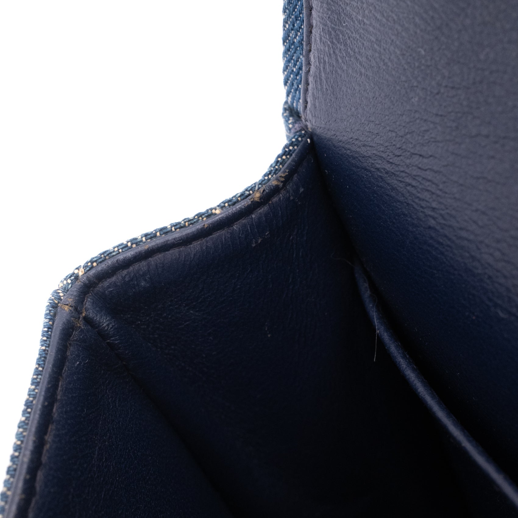 Chanel Classic Double Flap Medium Denim Jeans Blau 24k GHW
