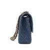 Chanel Classic Double Flap Medium Denim Jeans Blau 24k GHW