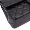 Chanel Classic Double Flap Bag Medium Lammleder Schwarz 24k GHW
