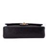 Chanel Classic Double Flap Medium Lammleder Schwarz 24k GHW