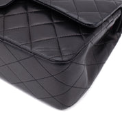 Chanel Classic Double Flap Bag Medium Lammleder Schwarz 24k GHW