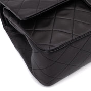 Chanel Classic Double Flap Medium Lammleder Schwarz 24k GHW