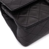 Chanel Classic Double Flap Medium Lammleder Schwarz 24k GHW
