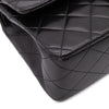 Chanel Classic Double Flap Medium Lammleder Schwarz 24k GHW