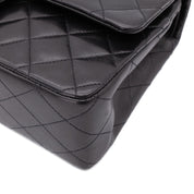 Chanel Classic Double Flap Medium Lammleder Schwarz 24k GHW