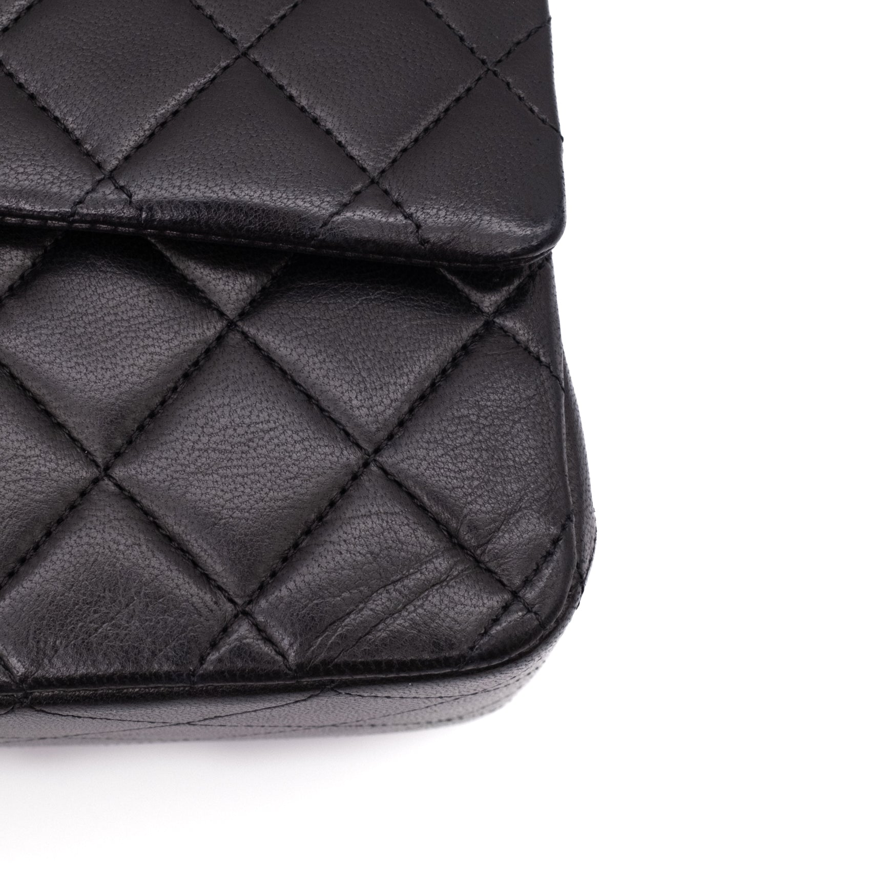Chanel Classic Double Flap Bag Medium Lammleder Schwarz 24k GHW