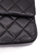 Chanel Classic Double Flap Bag Medium Lammleder Schwarz 24k GHW
