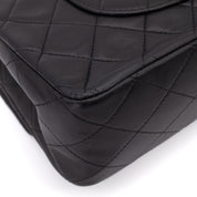 Chanel Classic Double Flap Medium Lammleder Schwarz 24k GHW