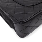 Chanel Classic Double Flap Medium Lammleder Schwarz 24k GHW