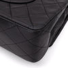 Chanel Classic Double Flap Medium Lammleder Schwarz 24k GHW