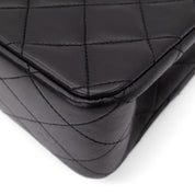 Chanel Classic Double Flap Bag Medium Lammleder Schwarz 24k GHW