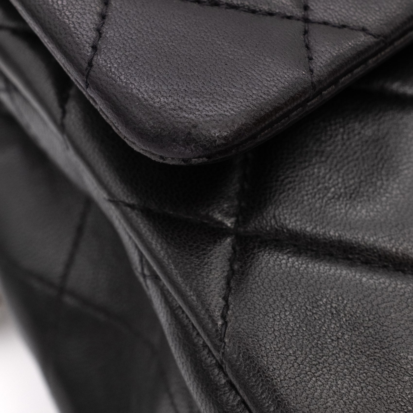 Chanel Classic Double Flap Medium Lammleder Schwarz 24k GHW
