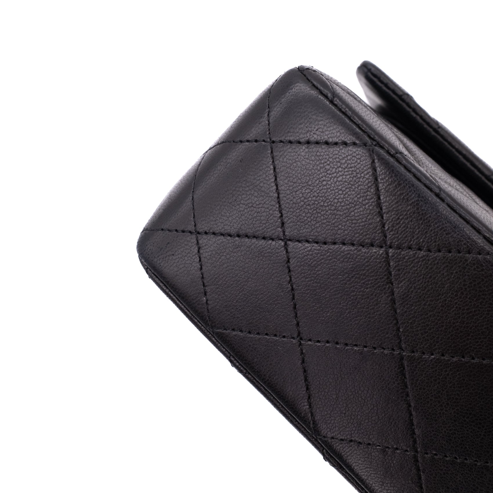 Chanel Classic Double Flap Bag Medium Lammleder Schwarz 24k GHW