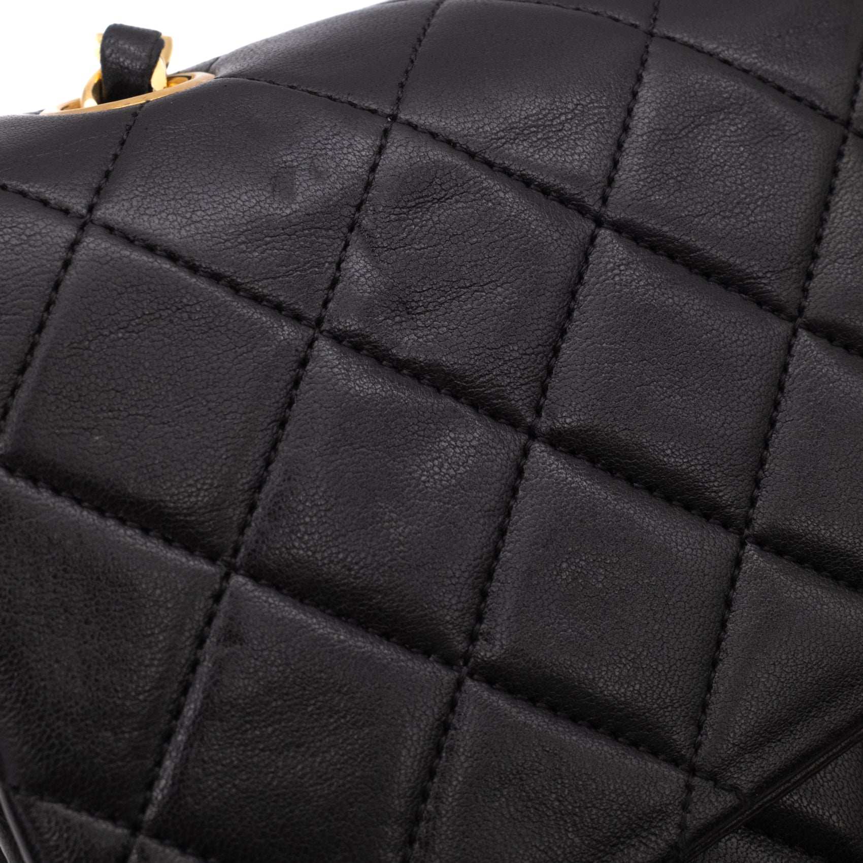 Chanel Classic Double Flap Medium Lammleder Schwarz 24k GHW