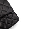 Chanel Classic Double Flap Medium Lammleder Schwarz 24k GHW