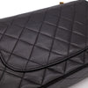 Chanel Classic Double Flap Bag Medium Lammleder Schwarz 24k GHW